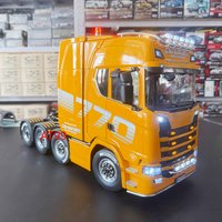 Tamiya 770S RC Truck 1/14 8x4 Remote Control Tractor Model with Light and Sound System Remote Control Car Toys for Boys