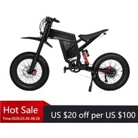 Tc 2000W 60v Electric City Bicycle Lightweight 20 Inch Tires Middle Drive Lithium Battery Rear Wheel Hub Motor Electric Bicycle