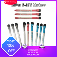 GXIN G208 12Pcs Dry Erase Markers Magnetic Pen Cap Erasable Ink Use For Classroom Children's Graffiti And Meeting ColorFul.