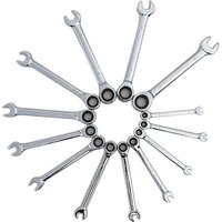 DAYFULI 8,10,12,13,14,15,17,18,19mm Ratchet Spanner Combination Wrench Keys Gear Ring Tool Handle Car Repair Universal Wrenches