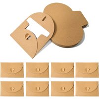 10Pcs European Wedding Envelope Vintage Kraft Paper Birthday Envelope Wedding Greeting Blessing Card Creative Packaging Supplies
