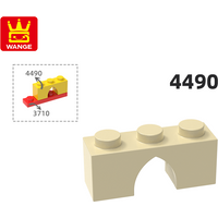 WANGE 4490 100g/93PCS Arch 1x3 Bridge Building Blocks Moc Classic Compatible with Brick DIY Spare Parts Toy Gift