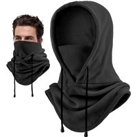 Winter Fleece Balaclava Hoodie Ski Mask Balaclava Face Mask Cold Weather Men Tactical Heavyweight Balaclava Outdoor Sports Mask