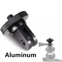 1/4 Inch Screw Tripod Adapter 360 Rotating Mount Holder For Go Pro 13 12 11 10 9 Insta 360 X5 X4 DJI OSMO 360 Camera Accessories