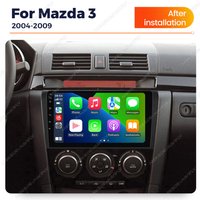 MEKEDE Android 14 IPS Screen Car Radio For Mazda 3 2004-2009 Wireless Carplay GPS Multimedia Player Audio Stereo DVD Head Unit