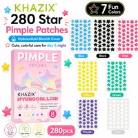 280 stickers - Colorful Star Pimple Stickers - Hydrogel Anti-Pimple Stickers - Invisible Anti-Pimple Stickers - Absorb and Repai