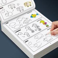How to Draw for Beginners: Fun Coloring Activities with Figure Templates, Kids Drawing Book Step-by-Step Drawing Guide for Kids