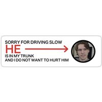 Jerma Is In My Trunk Bumper Sticker 10PCS Stickers for Kid Cartoon Water Bottles Stickers Home Laptop Living Room Decor Anime