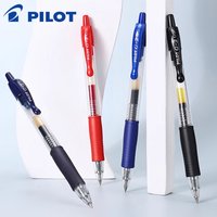 3pcs Japan Pilot Gel Pens Large Capacity BL-G2 0.5/0.7mm Writing Pen Red Blue Black School Office Supplies Children's Stationery