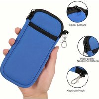 Universal Neoprene Zipper Mobile Phone Bag Portable Coin Bag Wear-resistant Cycling Storage Bag Ultralight Outdoor Wallet Bag