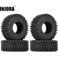 INJORA 57*22mm Super Soft Sticky 1.0 Wheel Tires for 1/18 1/24 RC Crawler Car TRX4M Axial SCX24 AX24 Upgrade (T1016)