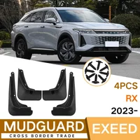 4PCS Mudguards For For Chery Exeed Exceed RX 2023 2024 Mud Flaps Fender Cover Flares Splash Guard Cover Exterior Accessories