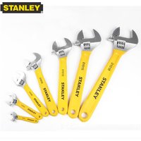 Stanley 4/6/8/10/12/15/18 Inch Adjustable Wrench Multifunctional Large Opening Industrial Thickened Plate Universal Wrench