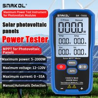 SK-705 Solar MPPT Meter Photovoltaic Multimeter PV Module 1000W MAX Power Tester Open Circuit Voltage Short Circuit Current