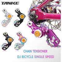 AliExpress TANKE MTB Chain Tensioner single-speed DJ Bicycle Single Speed Chain Guide Folding Bike aluminum alloy Bicycle Accessories CNC