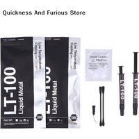 【TO】1Pc 1.5g/3g LT-100 138W Liquid Metal Thermal Paste CPU GPU Graphics Card CPU Laptop Cooling Conductive Silicone Grease Sheet