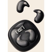Sleep-Friendly In-Ear Bluetooth Earphones High Sound Quality Wireless Earbuds with Long Battery Life Mini Digital Display Video