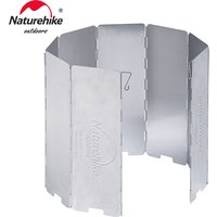 Naturehike Ultralight Outdoor 8 Plates Foldable Wind Shield Camping Stoves Windshield Foldable Gas Cookers Wind Deflectors Stove