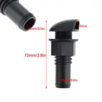 1Pc Nylon Boats Yacht Fuel Tank Vent Marine Thru Hull Exhaust Nylon Fuel Ventilation Device Gas Tank Vent Fitting for 5/8"" Hose