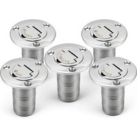 38mm 50mm Deck Filler Cap Stainless Steel 316 Deck Filler GAS DIESEL FUEL WASTE WATER Mirror Polish Marine Boat RV Hardware