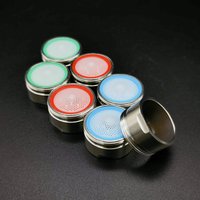2 PCS Water Saving Faucet Aerator Stainless Steel Shell M24 Male Thread 2L 3L 4L Tap Kitchen Accessories Fitting