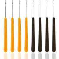 Plastic Knitting Crochet Needles For Jumbo Braiding Twist Hair Weaving Dreadlock Micro Latch Hook Black Yellow Extensions Tools