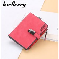 Baellerry femmes portefeuilles court boucle magnétique Top qualité porte-carte femme sac à main portefeuille à glissière pour les femmes