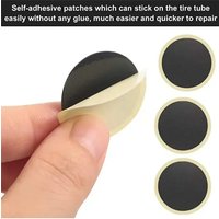 AliExpress NONE 50/30/20/10PCS Glue-Free Bike Tire Patches - Durable Easy to Use Quick Repair Kit for All Bicycle Tyres