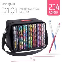 Languo 234colors/252 PCS Multi-Color Handbook Pen 0.6mm Morandi Color Gel Pen Marker Pens Set Office School Supplies Stationery