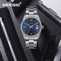 Deesio Men's Automatic Mechanical Watch, 316L Stainless Steel Material, Calendar Display, Business Style, Fashion Gift for Men