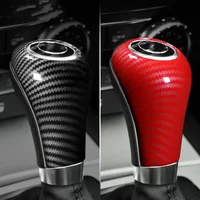 1/2PCS Carbon Fiber Style ABS Lever Shifter Gear Shift Knob Cover Trim for Mercedes-Benz W204 W212 C E A G GLS Car Accessories