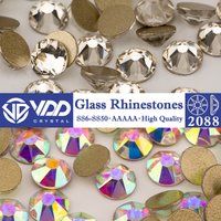 VDD SS6-SS50 Wysokiej jakości szkło AAAAA 2088 Cyrkonie Crystal Flatback 8 Big 8 Small Strass Stones do zdobienia paznokci DIY