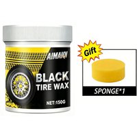 150g Car Tire Maintenance Wax, Waterproof & Anti-Cracking, Long-Lasting Shine