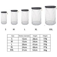 Travel Mesh Storage Bag Ultralight Outdoor Drawstring Stuff Sack Camping Traveling Organizer Hiking Tool Accessories Multi Bags