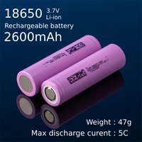 5-80PCS 18650 2600mAh Battery 3.7V 13A Discharge Lithium Ion Rechargeable Battery for Powerbank Lamp Flashlight 18650Batteries
