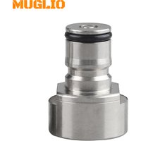 304 Stainless Steel Sankey Keg CouplerAdapter G5/8 Thread Ball Lock beer Keg QuickDisconnect Conversion Kit Gas & Liquid Posts