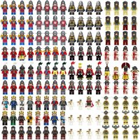 Antike römische Mittelalterritter, Bausteine, Figuren, Spielzeuge, Minifiguren, humanoide Puppen, Spielzeuge, Geburtstagsgeschenke.