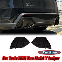 For Tesla 2025 New Model Y Juniper Enveloping Modified Accessories Fiber Bodykit Rear Spoiler Diffuser Rear Posterior Lip 2025