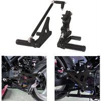 For BMW K100 K1100 K75 K1 CNC Adjustable Motorcycle Rearset Footpeg Footrest Foot Peg Pedal