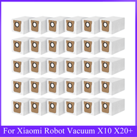 For Xiaomi Robot Vacuum X10 / X10+ / X20+ / X20 Pro / X20 Max / M30 / M30 Pro / M30S / M40 / B116 / C102C Dust Bag Accessories
