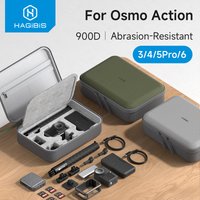 Hagibis Carrying Case for DJI Osmo Action 5 Pro/6/4/3 Action Camera Portable Travel Storage Bag for Adventure Combo Accessories