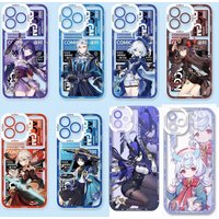 Genshin Impact Furina Clorinde Wanderer Case for Samusng Galaxy A55 A54 A35 A23 A34 S24 Ultra S22 S23 Plus S20 S21 FE A52 A53 5G