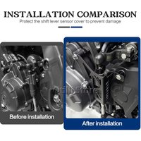 Gear Shift Lever Rear Brake Master Cylinder Shift Assistant Protector Guard Cover Motorcycle For YAMAHA MT-09 SP Tracer 9 GT