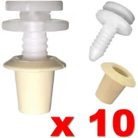 10 Pieces Of for Transporter T5 INTERIOR Decorative Cover With Buttonhole Plastic Fasteners Durable And Practical To Use