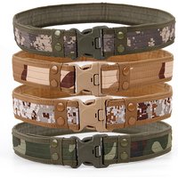 Neue 130 cm Taktische Camouflage Casual Stil Kampf Gürtel Outdoor Training Männer Frauen Kunststoff Schnalle Leinwand Gürtel Für Angeln