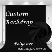 Yeele Customized Backgrounds for Photography Add Image/Text/Size Wedding Birthday Festival Party Decor Photo Polyester Backdrop