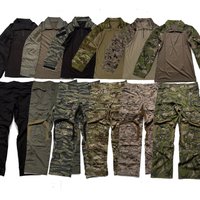 Zestaw taktyczny G3 do treningu i polowań na świeżym powietrzu, styl CP GEN3, zielony zestaw bojowy Tiger Spot, taktyczna bluza i spodnie męskie