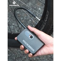 AliExpress ROCKBROS ROCKBPROS Mini Portable Bicycle Electric Pump 70psi 2600mAH Tire Air Inflator Pump MTB Road Bike Electric Vehicle Cycling Pump