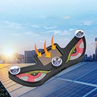 2026 Newest 1PC LED Car Solar Devil Eye Dynamic Expression Neon Light Rear Window Anti-Rear-End Warning Light