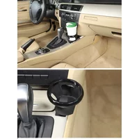 metyoucar For BMW 1 Series E87 2007-2011 Carbon Steel Car Center Console Side Water Cup Holder Interior Car Accessories